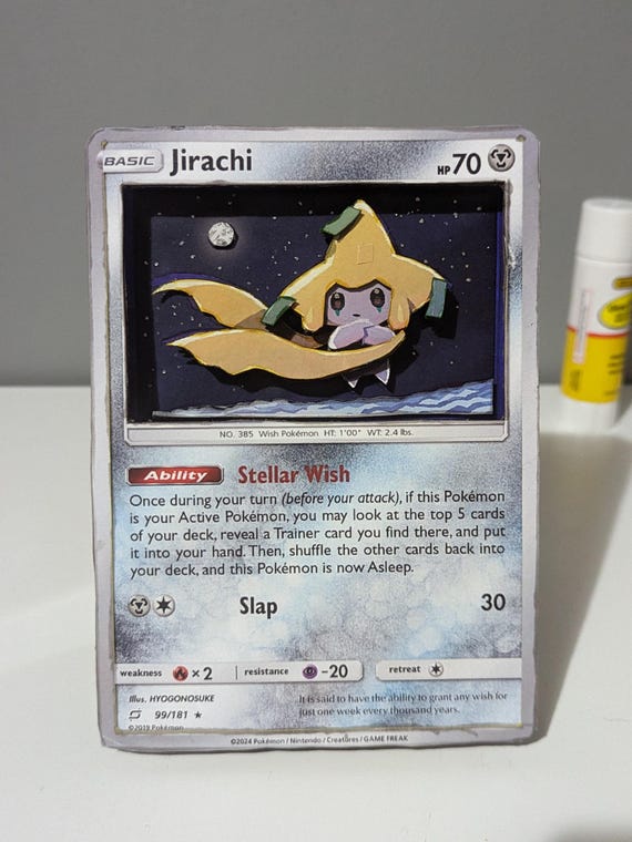 pokemon vanillite card Pokemon - Sun & Moon - Team Up - Jirachi (non-holo)