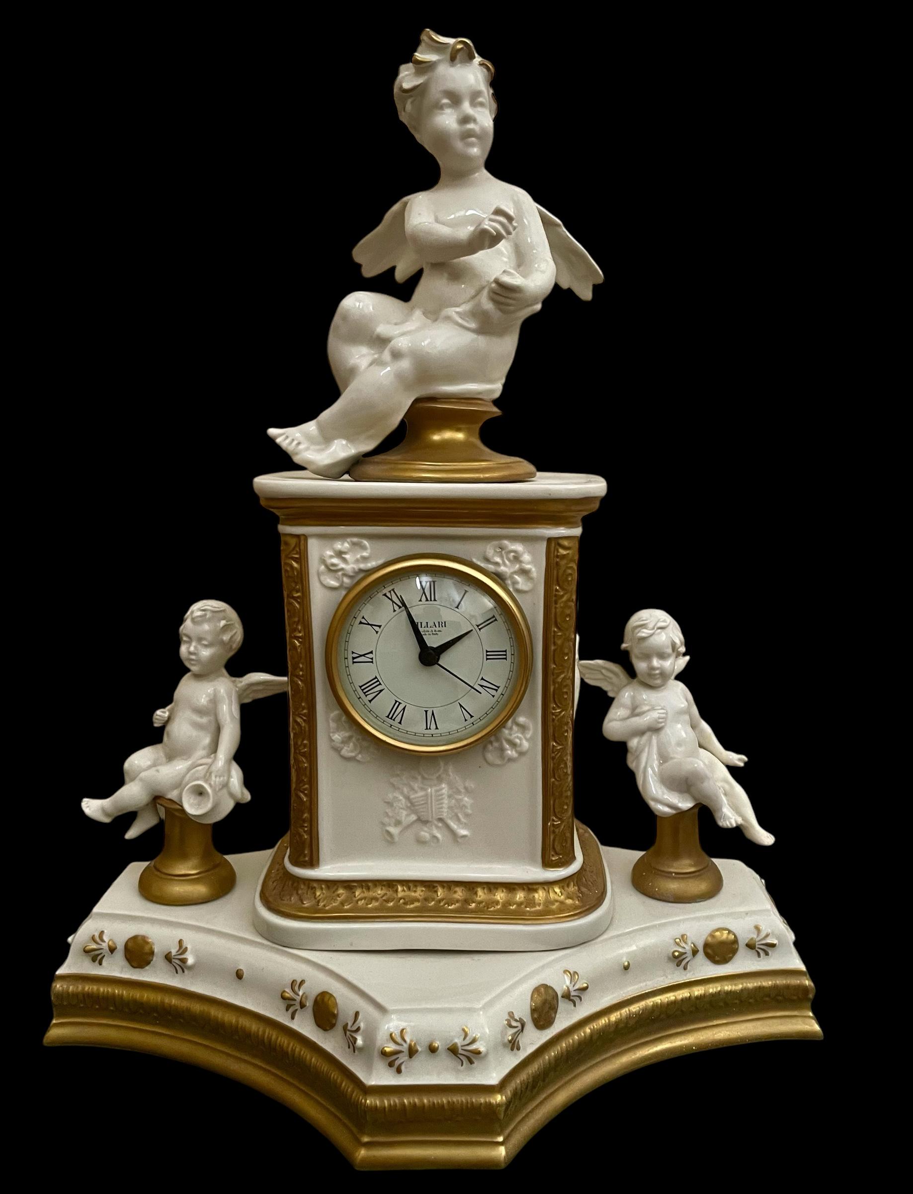 24金装飾Villari（ヴィラーリ) 【未使用】高級陶器製ディスペンサー