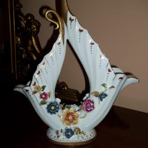 antique two-mouthed vase from the mid-18th century from Sevres