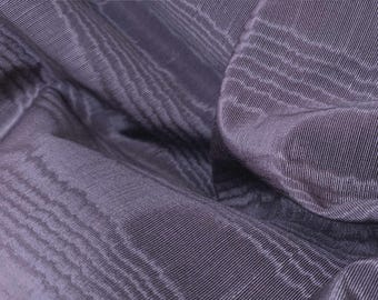 Tecido Moiré Roxo para Estofamento, Tecido de Algodão Vintage para Vestidos de Festa, Corseteria, além de Trajes Teatrais e Históricos.
