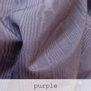 purple vintage moire fabric for upholstery