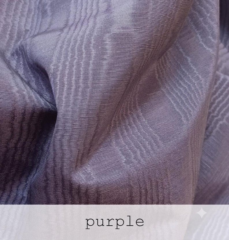 purple vintage moire fabric for upholstery