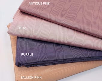 Tecido Moire para Estofamento, Decoração Formal para Casa, Material para Figurinos Teatrais e Corseteria, Tecido Vintage para Vestuário e Reforma Residencial
