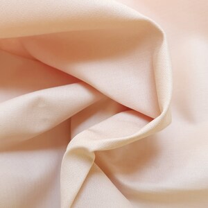 Herringbone cotton fabric for corsets skin colour sold by yard