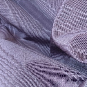 Purple Moire Fabric for Upholstery Cotton Vintage Fabric for Formal Dresses Corsetry as well as Theatrical and Historical Costumes