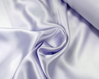 Lining Fabric Lilac Satin Viscose and Acetate Soft Cool Breathable Lining Fabric for Summer Dress Skirt and Blouse Dressmaking Made in Italy