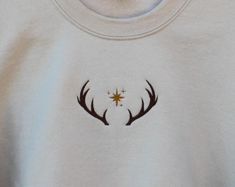 Terrasen Embroidered Sweatshirt, Throne of Glass Bookish Crewneck, Aelin Galathynuis, Sarah J. Maas Book Merch, Kingdom of Ash Gift