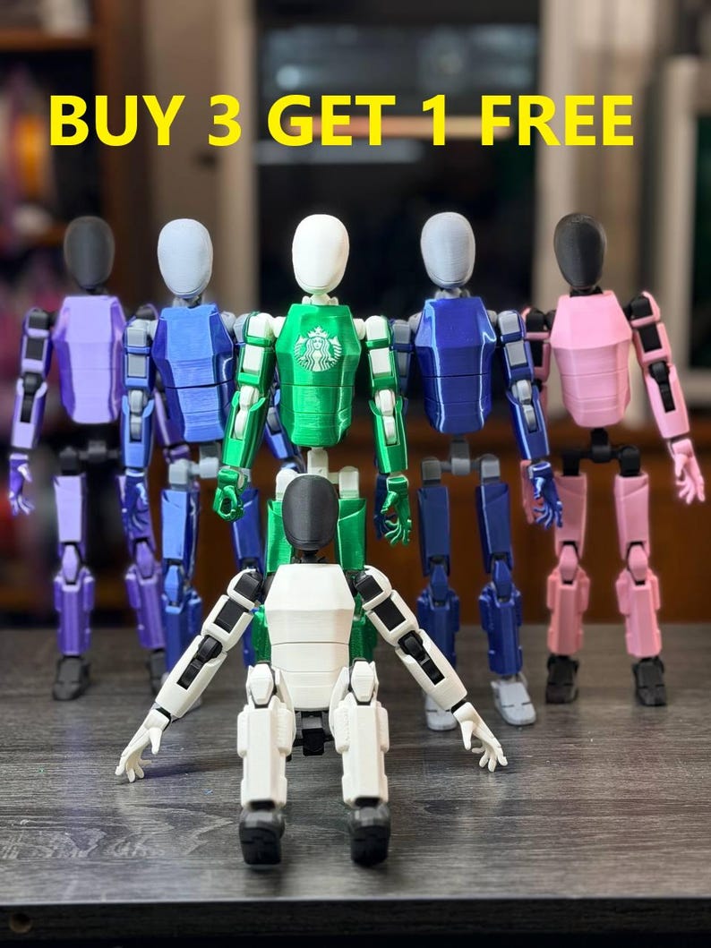 Modular Humanoid Robot Figure Dummy 13 Inspired, Modular Dummy Robot ...