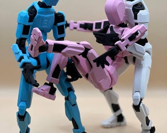 XL Articulated Figure – Dummy 13, Poseable 3D Printed Model