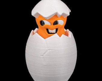 Mystery Egg Surprise Collectible, Mini 3D Printed Character Toy, Cute Random Figure in Egg, Desk Decor Collectible, Small Gift, Surprise Toy