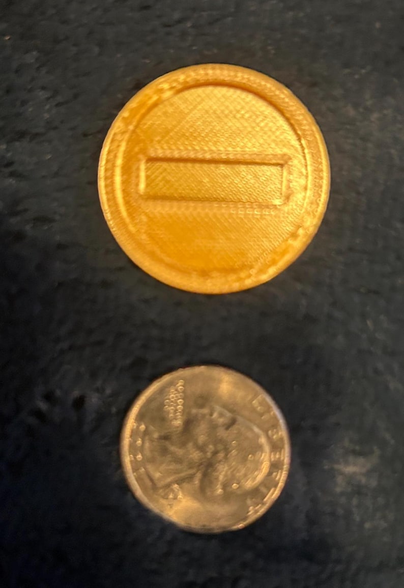 Super Mario Coin - Etsy