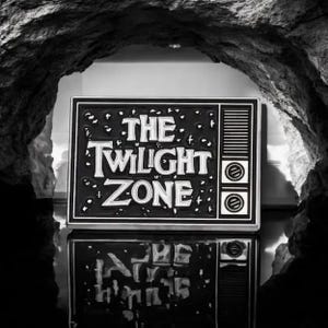 Épinglette en émail The Twilight Zone – Insigne de collection pour série télévisée rétro