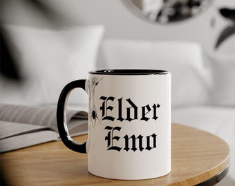 Gothic Elder Emo Kaffeetasse, Teetasse im alternativen Stil