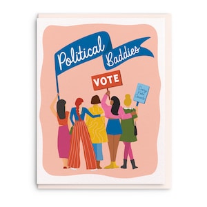 Los malos políticos votan - Tarjeta de felicitación electoral