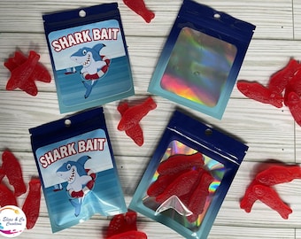 Shark Bait Treat Bags – Shark Themed Party Favor