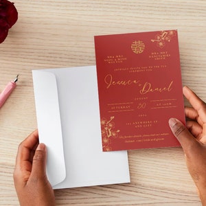 Vietnamese Tea Ceremony Invitation