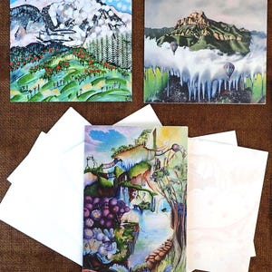 Verscheidenheidspakket cadeaukaarten van kunstenaar Tina-Renae