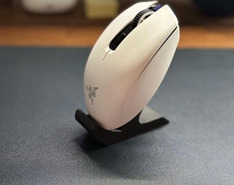 3D Printed Computer Mouse Display Stand With Dongle Storage - Etsy