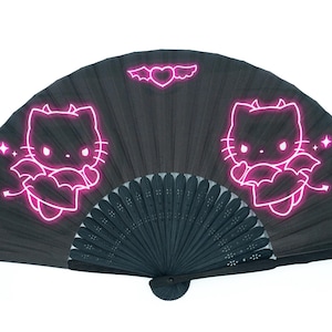 Neon Baddies UV Folding Mini Fan