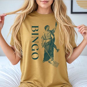 Lucky Bingo T-Shirt: Comfort Colors Unisex Gamer Tee