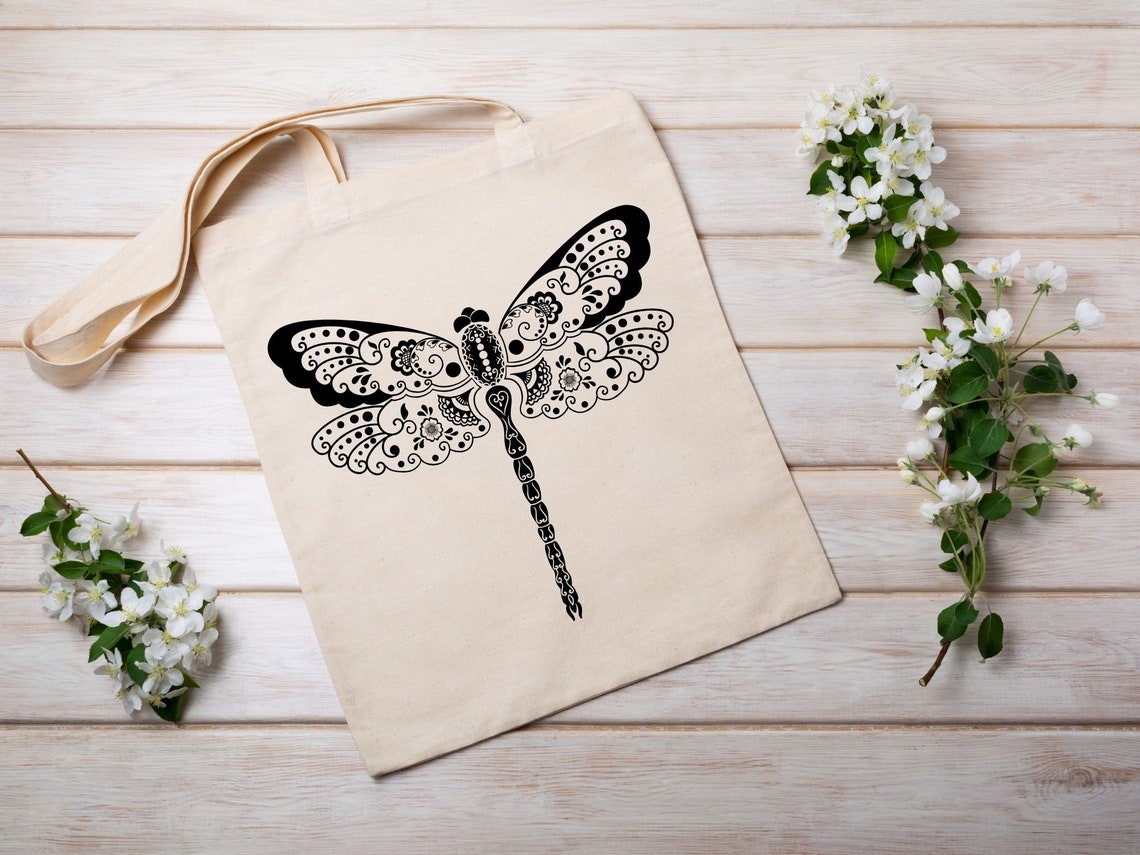 Dragonfly SVG Bundle, Dragonfly PNG, Dragonfly Svg, Floral Dragonfly ...