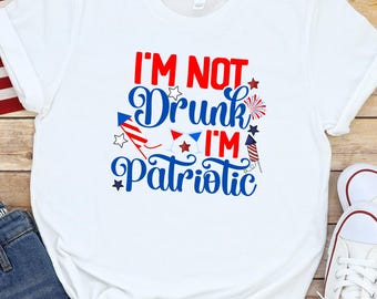 Patriotic T-Shirt: 4th of July USA - Soft Cotton Tee