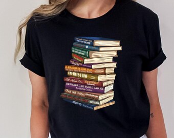 Black History Books T-shirt, African American Literature Shirt, Gift for Black Educators and Librarians