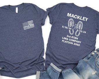 Personalized Military Marines Family Shirt, Proud Air Force Family T-shirts, Graduation Day, Bootcamp Support Shirt, Army Dad Mom Wife Tees