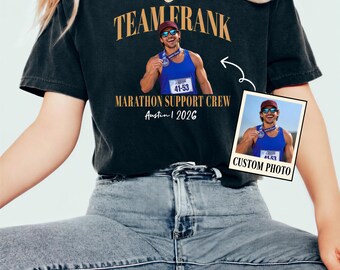Custom Marathon Support Crew Shirt, Funny Running Group Shirt, Race Day Supporter, Runner Team Tee