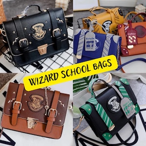 Sacs inspirés de Harry, sac à bandoulière Harry, sacs à bandoulière Potter, sacoche Harry, produits dérivés Potter, sac Poudlard, cartable sorcier