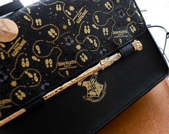 Harry Inspired Bags, Harry Sling Bag, Potter Crossbody Bags, Potter Satchel, Harry Merch, Hogwarts Bag, Wizard School Bag