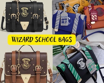 Harry Inspired Bags, Harry Sling Bag, Potter Crossbody Bags, Harry Satchel, Potter Merch, Hogwarts Bag, Wizard School Bag