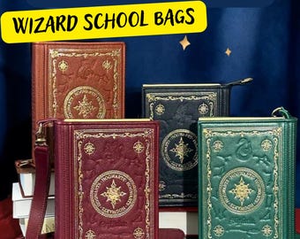 Wizard School Bags, Harry Backpack, Crossbody Bags, Potter Satchel,  Potter Merch, Hogwarts Bag, Wizard School Bagpack, Magic Backpack