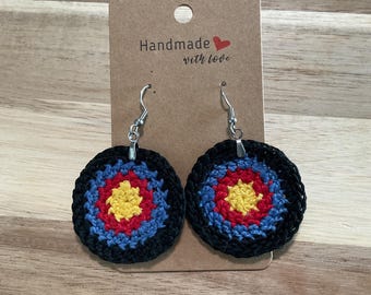 Archery Target Earrings