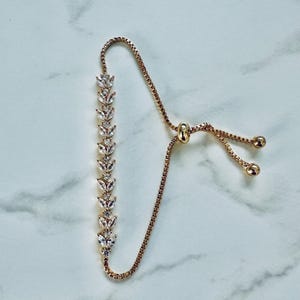 Bridesmaid jewelry set, silver jewelry, bracelet, marquise, mother of the bride, bridal party gifts, gold rose gold new