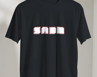 Muslim T-shirt: SABR Tee, Islamic fashion, Eid gifts for men, Black white red