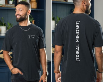Tribal Mindset  Mens Inspiring and Motivational Shirt. Impactful, Minimalist, Inspiring