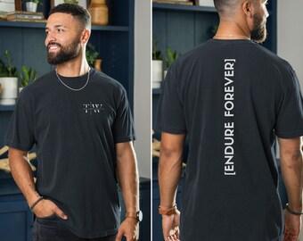 Endure Forever Mens Inspiring and Motivational Shirt. Impactful, Minimalist, Inspiring