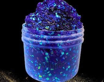 Slime croccante Bingsu: viola ametista, profumo rilassante di vetiver.