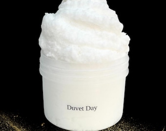 Slime de nube blanca y esponjosa: Suave aroma a talco de bebé