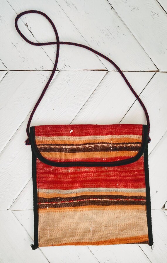 Frazada wool shoulder bag crossbody ethnic boho h… - image 2