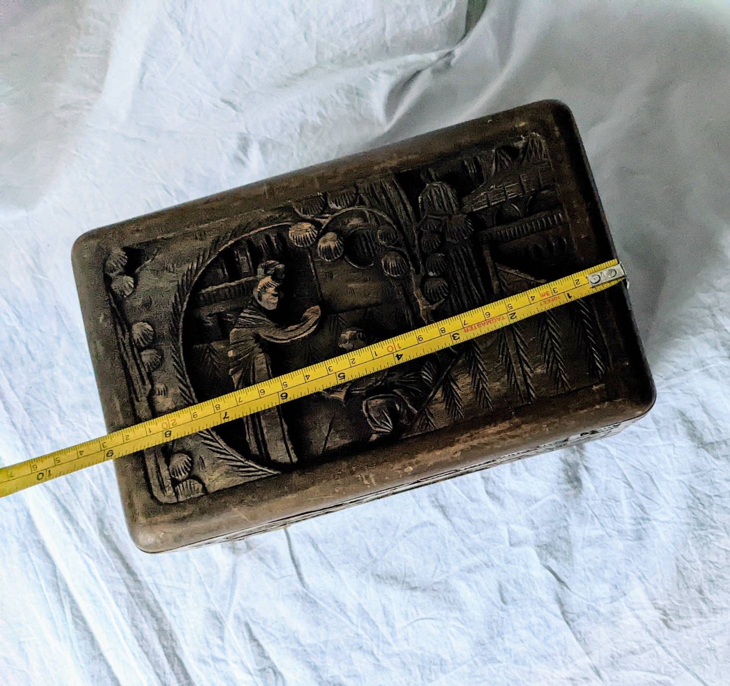 手彫りの中国製木箱 幸運 - Etsy 日本