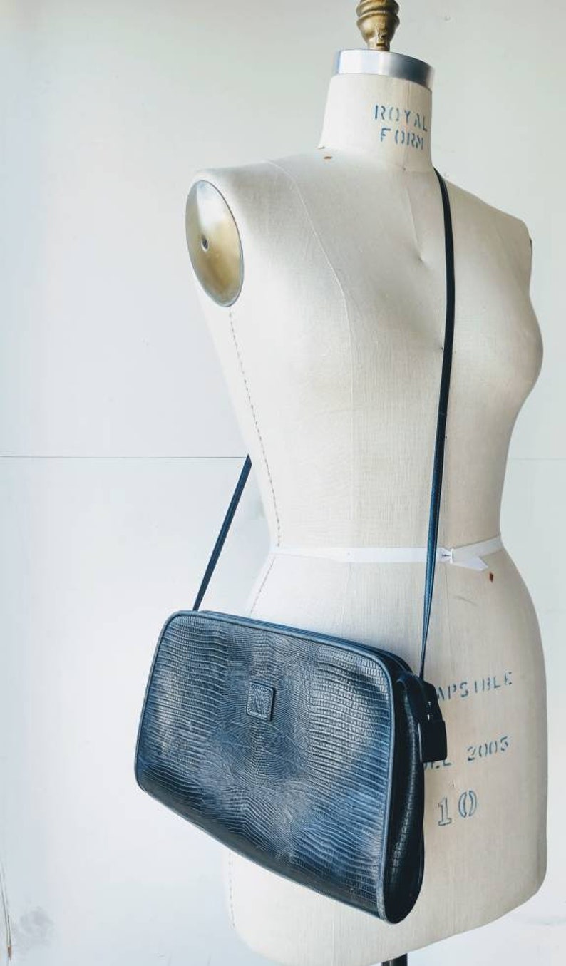 anne klein black crossbody purse