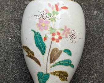 I.E. &amp; C. Co. Japan Hand-Painted Vase 花瓶 I.E. & C. Co. Japan Hand-Painted Vase 花瓶