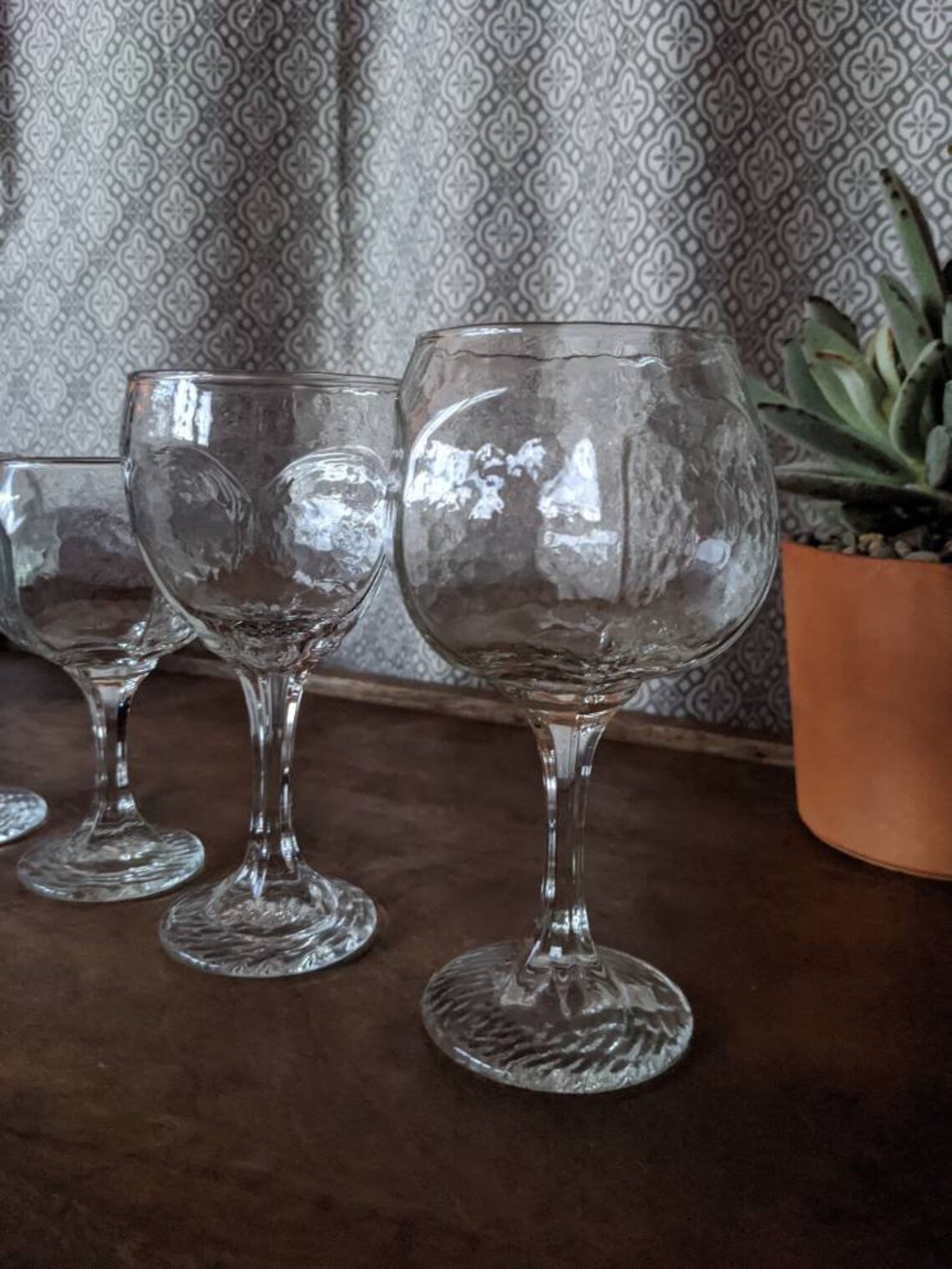 libbey chivalry wine glasses