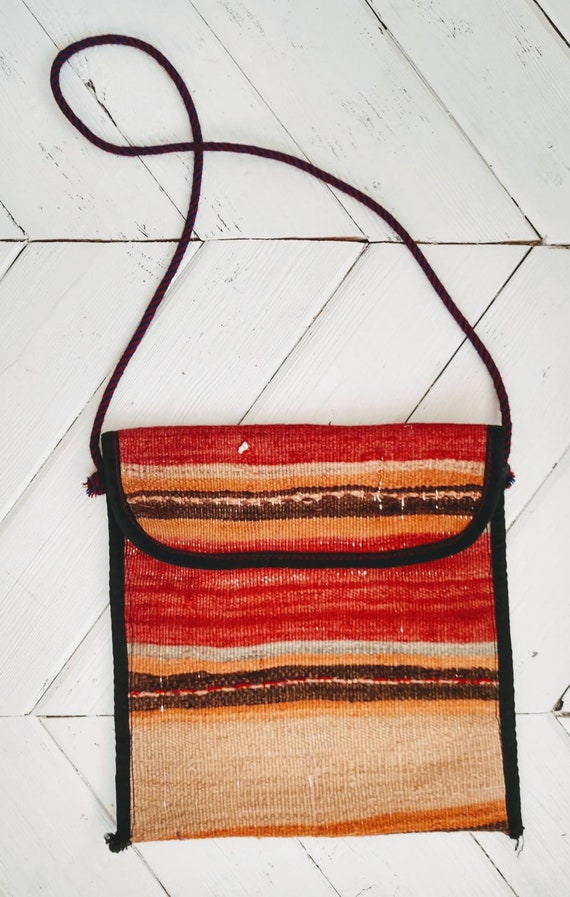 Frazada wool shoulder bag crossbody ethnic boho h… - image 5