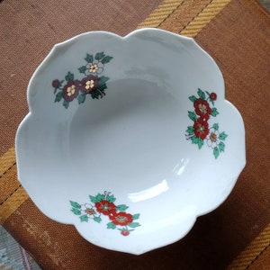 Imari Lotusschale Phönix szenisch Gold 6,75