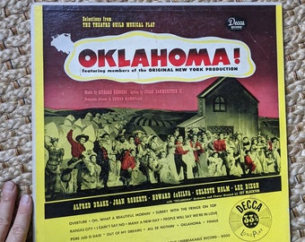 Oklahoma vintage record album forties soundtrack