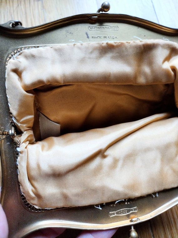 Whiting and Davis gold mesh purse - image 3