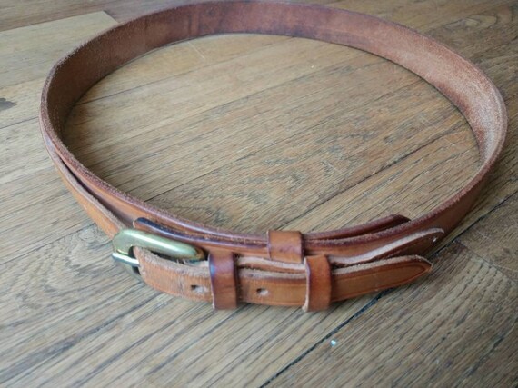 eddie bauer leather belt